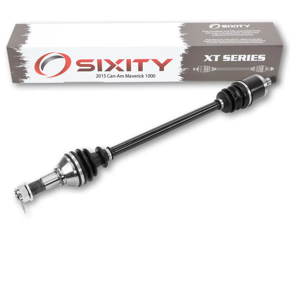 Sixity xt front left axle compatible with can-am maverick 1000 2015 - xds dps 4x4