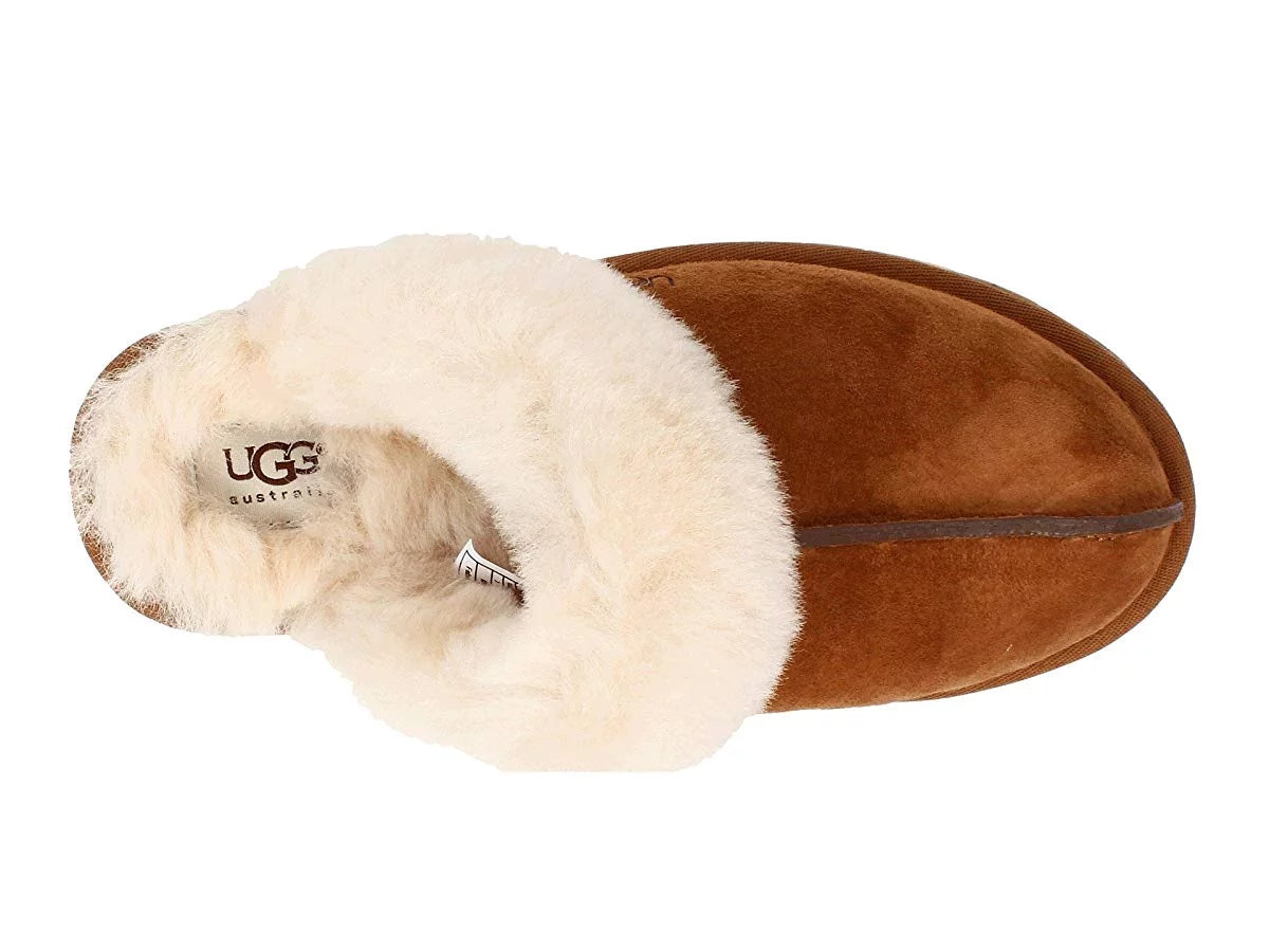 Ugg scuffette ii water-resistant slipper chestnut (suede)