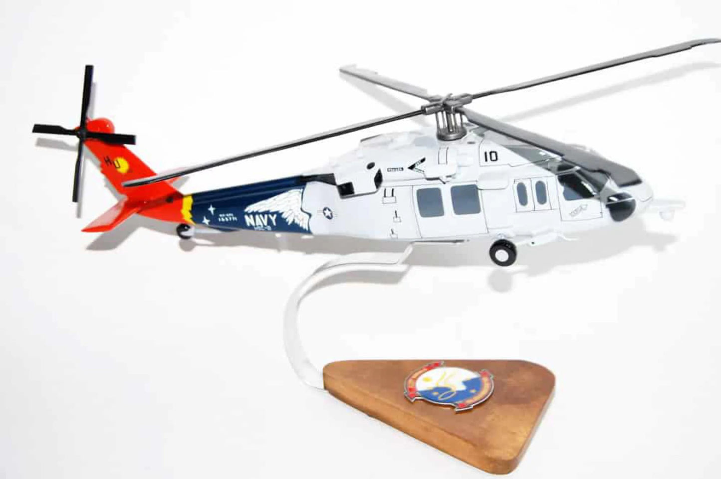 Sikorsky® mh-60s seahawk®, hsc-2 fleet angels (2009), 16 mahogany scale model