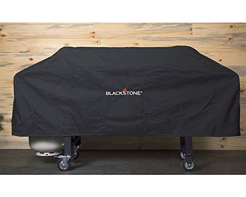 Blackstone 1528 600d polyester heavy duty flat top gas grill cover, water resistant exclusively fits 36" griddle cooking station, black