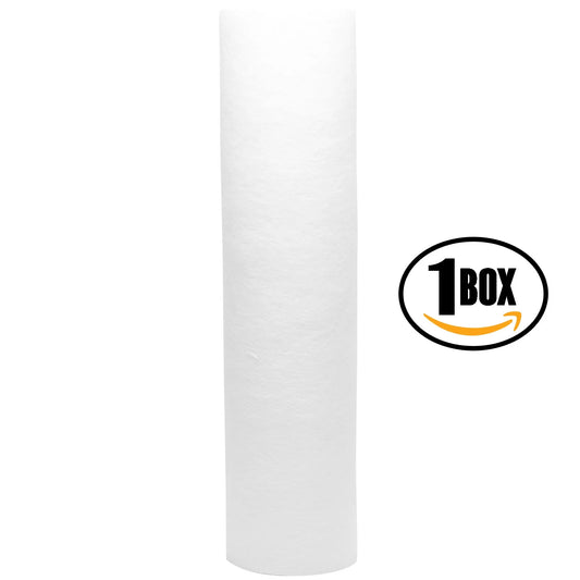 Box of replacement for spectrapure ysp1137 polypropylene sediment filter - universal 10-inch 5-micron cartridge for spectrapure maxpure 90 gpd ro system - denali pure brand