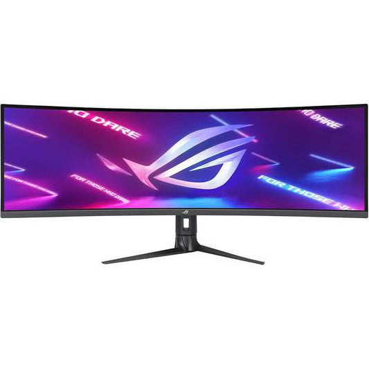 Asus rog strix 49" ultra-wide curved hdr gaming monitor (xg49wcr) - dual qhd 32:9 (5120 x 1440), 165hz, extreme low motion blur sync, usb-c, rj45, displayhdr400, 90% dci-p3, dual input kvm switch