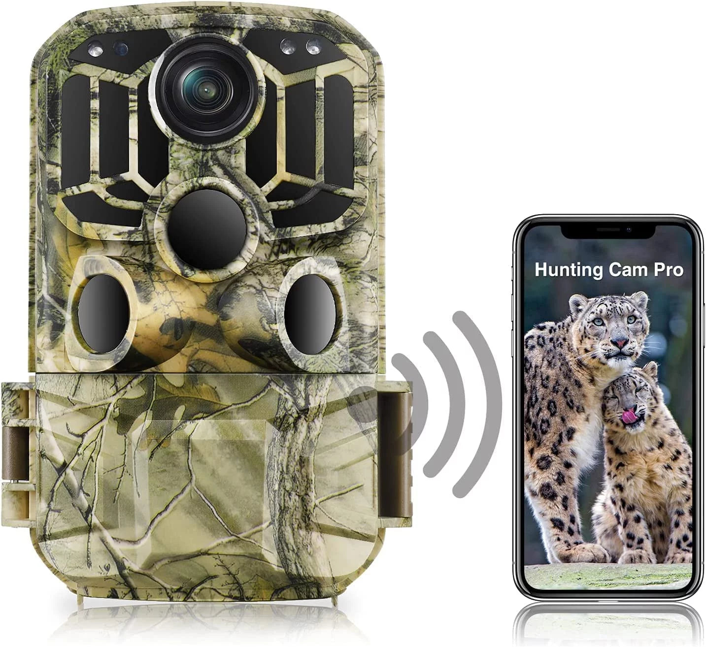 Campark h80 wifi bluetooth trail camera 20mp 1296p game hunting camera with nigth vision waterproof