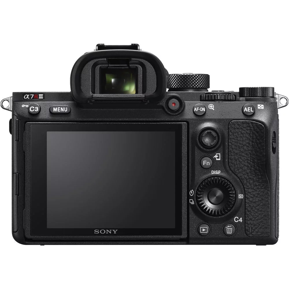 Sony alpha a7r iii mirrorless digital camera with 85mm lens - standard kit