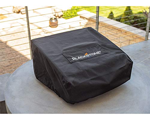 Blackstone 17" griddle cover and carry bag water resistant 600d polyester heavy duty flat top 17" gas grill cover accessory exclusively fits blackstone cooking station without hood