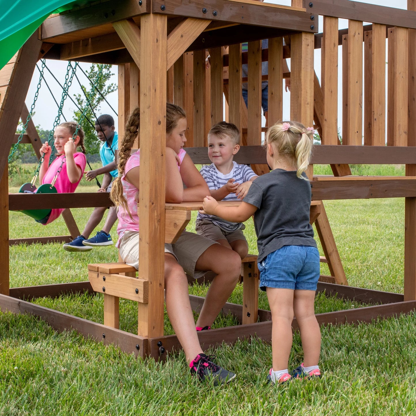 Backyard discovery highlander swing set