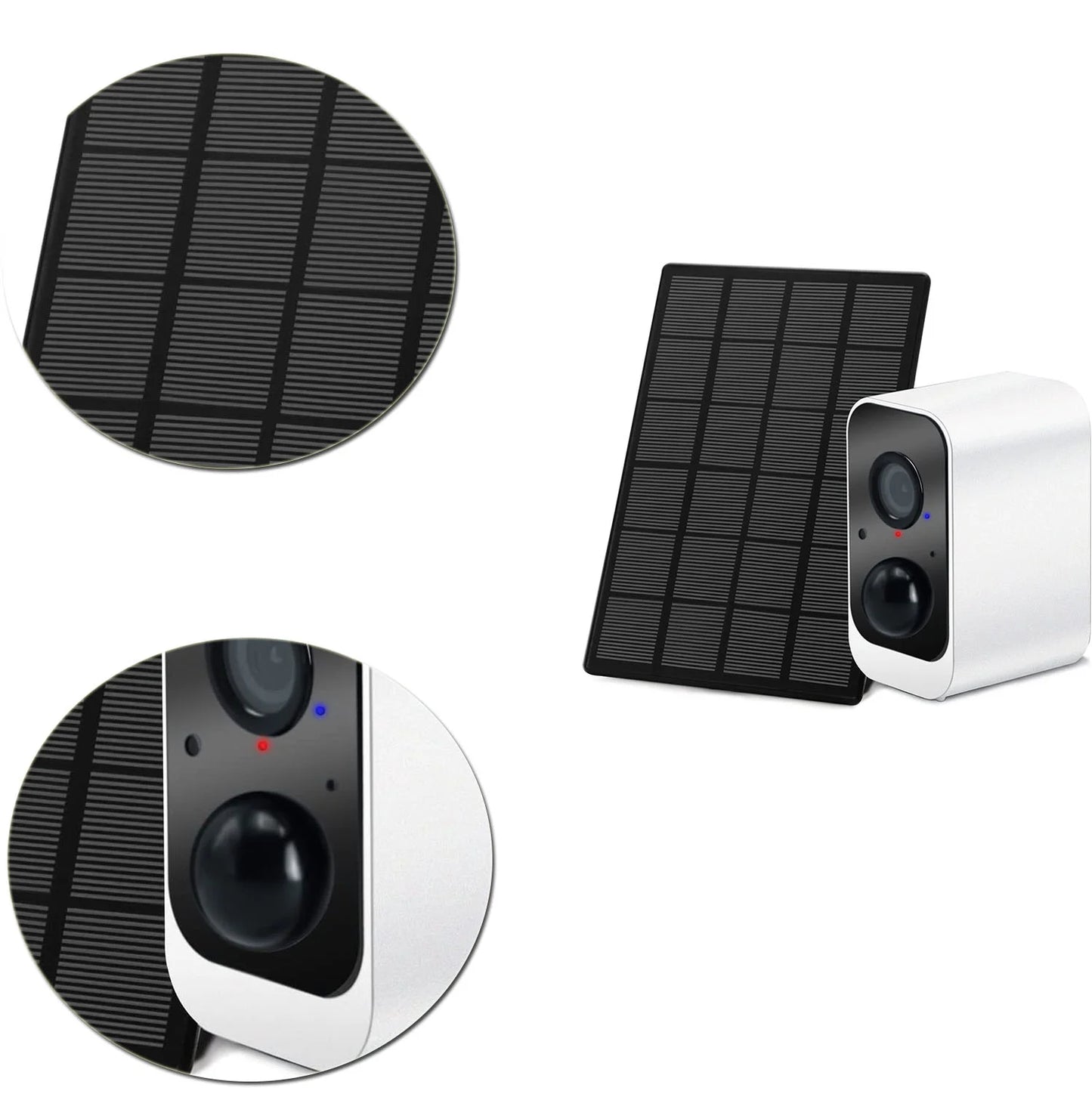 Wireless security camera outdoor, 1080p solar security camera s2