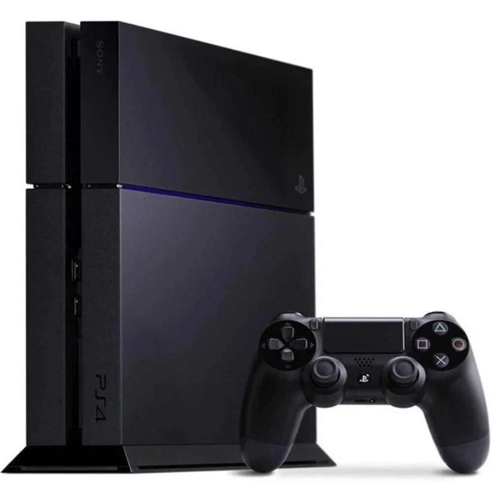 Sony playstation 4 500gb gaming console black with charging dock hdmi cable bolt axtion like new