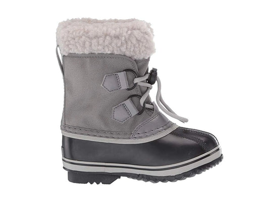 Sorel kids yoot pac nylon (toddler/little kid) quarry/dove