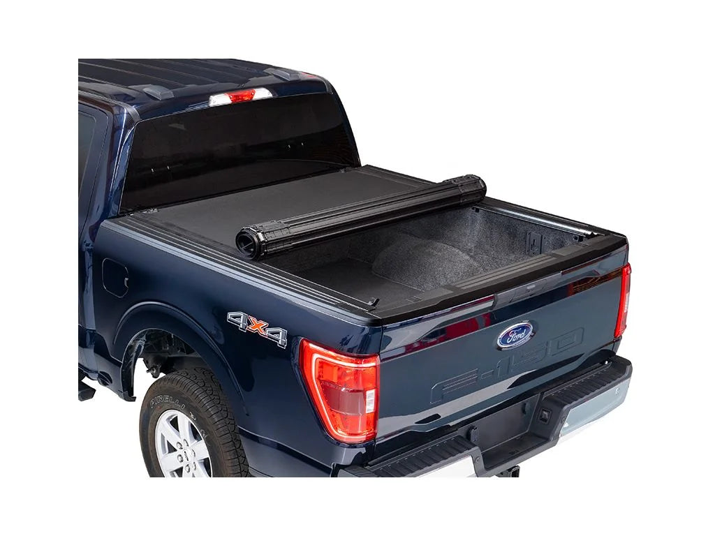 Bak by realtruck revolver x4s hard rolling truck bed tonneau cover | 80338 | compatible with 2021 - 2023 ford f-150 8' 2" bed (97.6")