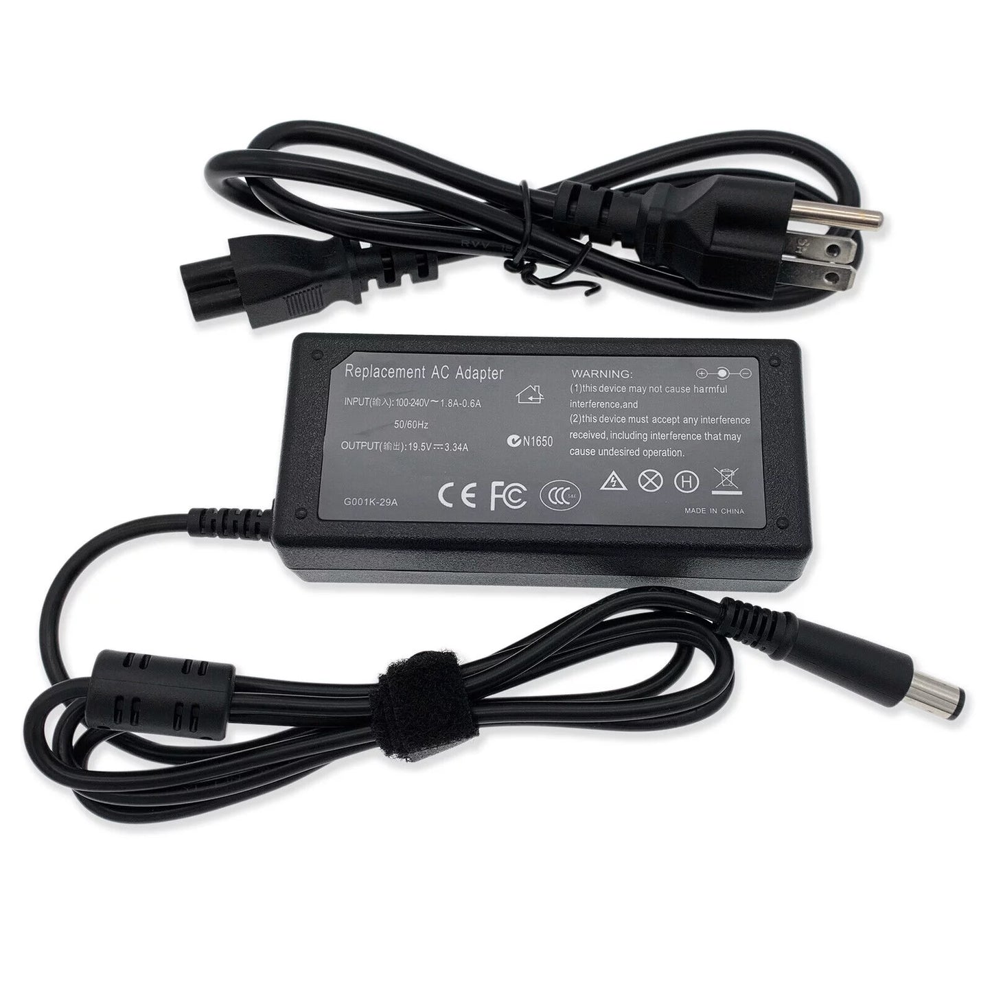 65w ac adapter charger for dell inspiron 1525 1526 1545 pa-12 power supply cord