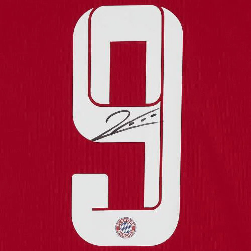 Robert lewandowski bayern munich autographed adidas 2021 -2022 red jersey - fanatics authentic certified