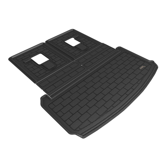 3d maxpider 2022-2024 fits jeep grand cherokee custom fit kagu carbon fiber embossed pattern black foldable cargo liner floor mats m1jp0271309