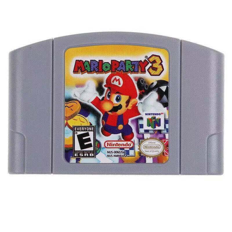 Super mario 64 party  video game cartridge console card for nintendo n64