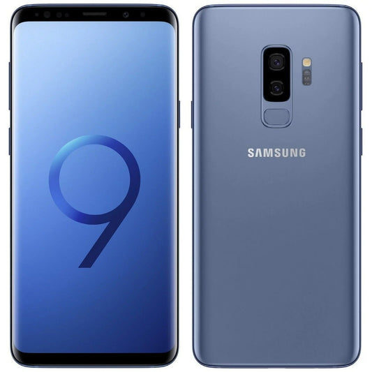 Restored samsung galaxy s9 64gb tmobile/ sprint locked coral blue (refurbished)