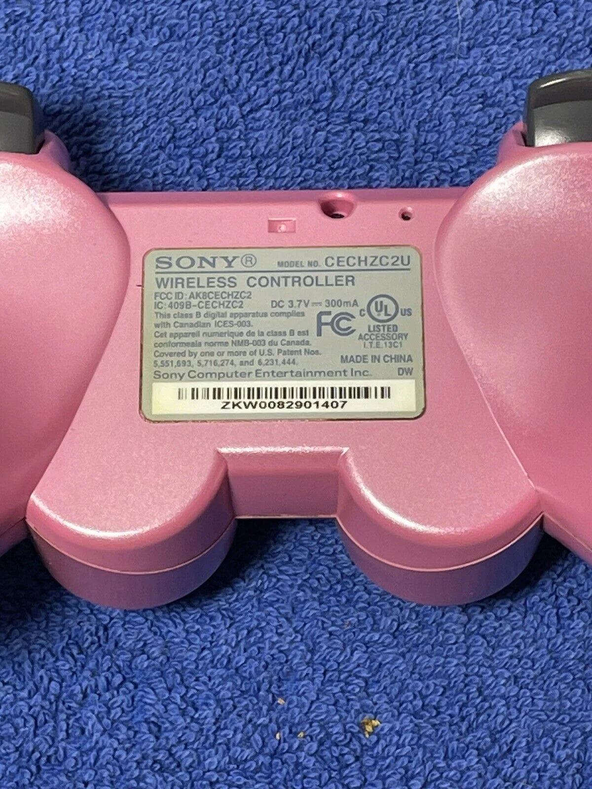 Sony playstation 3 controller pink oem used