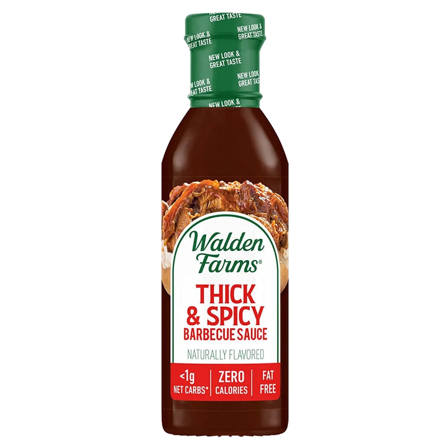 Walden farms thick & spicy barbecue sauce 12 oz pack of 4