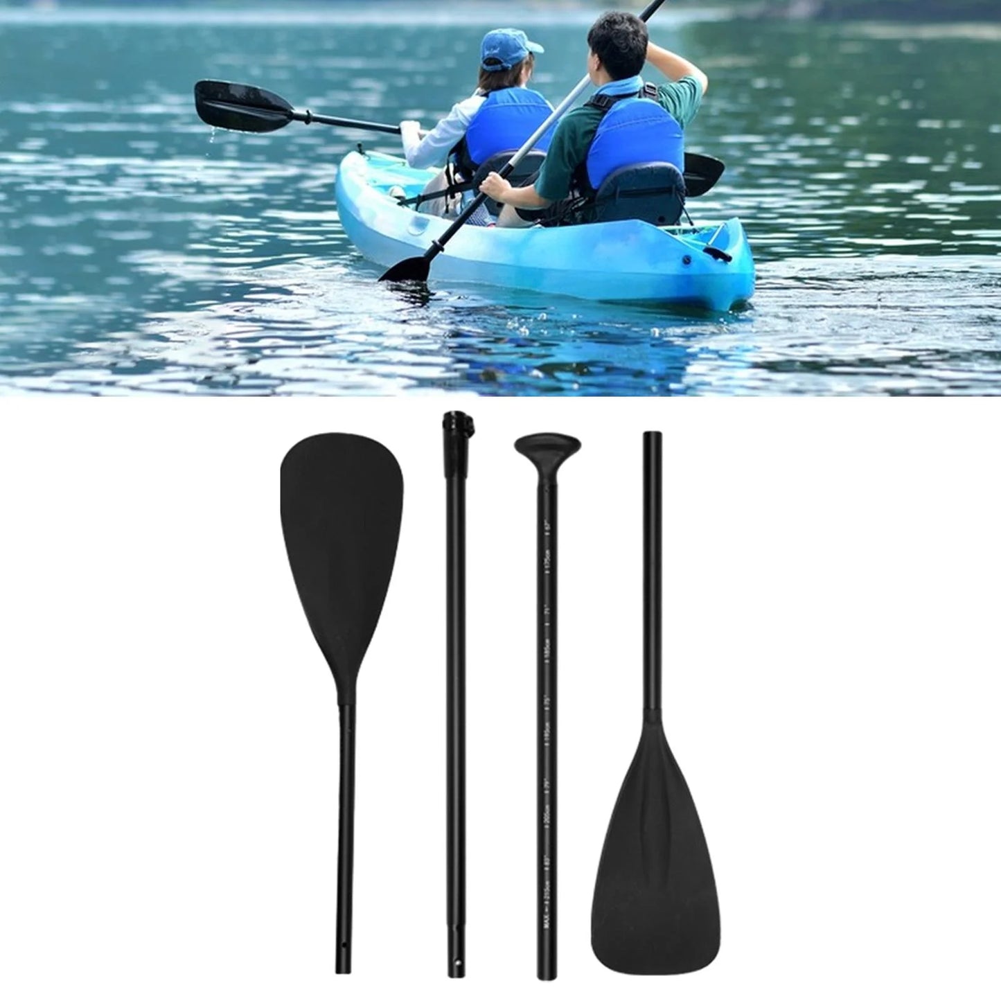 Baosity boat paddle s detachable paddle board paddles for inflatable boat water sport rafting boating accessories double head