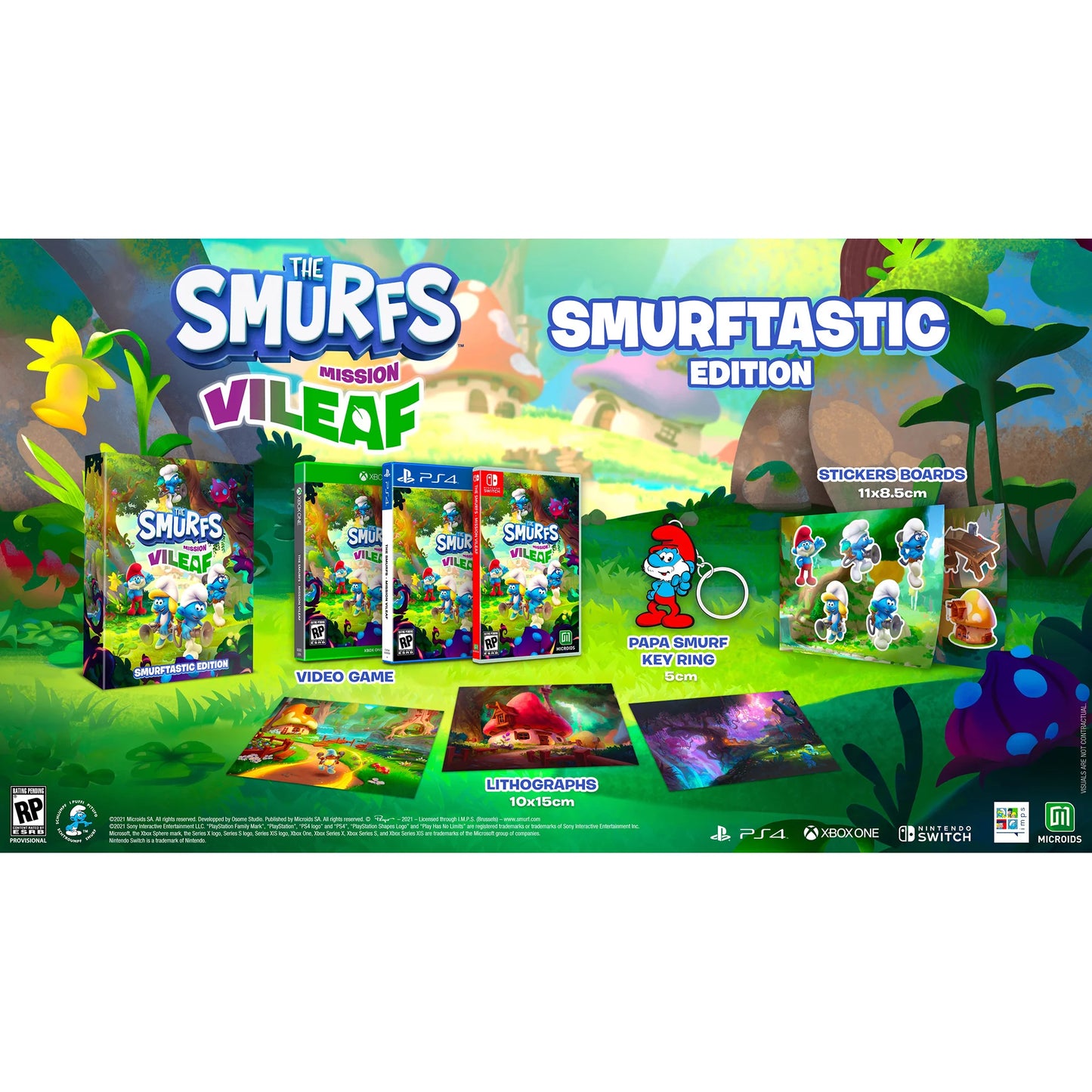 The smurfs: mission vileaf-smurftastic edition, maximum games, xbox one, [physical]