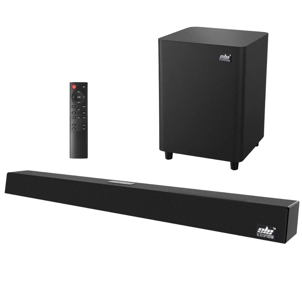 Shanna 120w tv soundbar 2.1 wireless bluetooth speaker home theater system wall mount sound bar 3d surround remote control