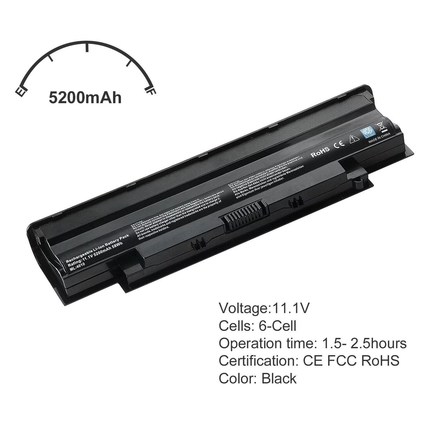 451-11510 312-0233 battery for dell inspiron 14r n4010 15r n5010 n5050 m5110