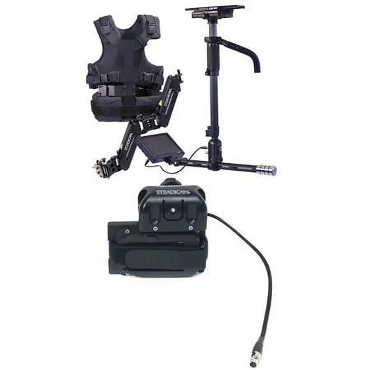 Aero sled with 7" monitor, a-15 arm and vest with steadicam sony bp-u battery mount