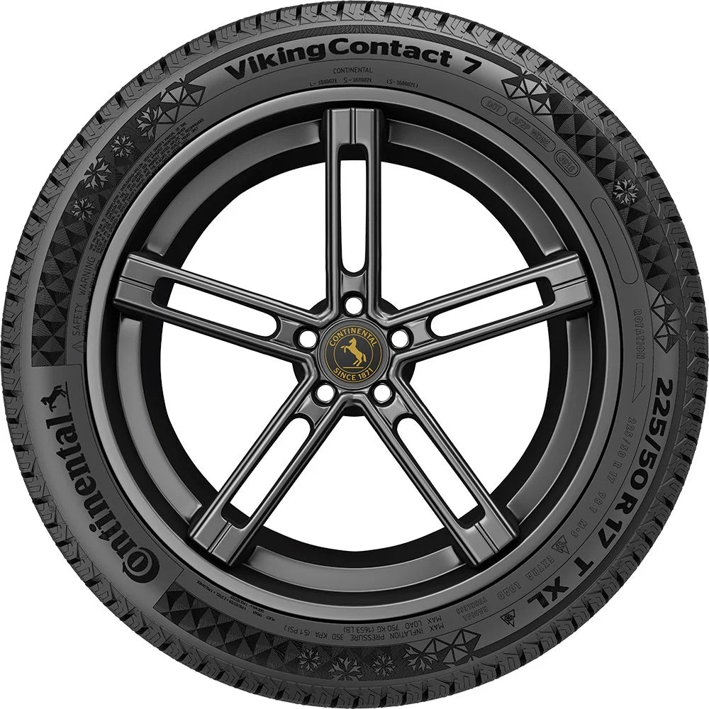 (qty: 2) 195/65r15xl continental viking contact 7 95t tire