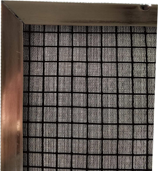 X 31-1/2 x 1 (exact size) electrostatic washable permanent a/c furnace filter - designed for geothermal units - save $$$ - just vacuum or hose off and reuse - 29.5x31.5x1