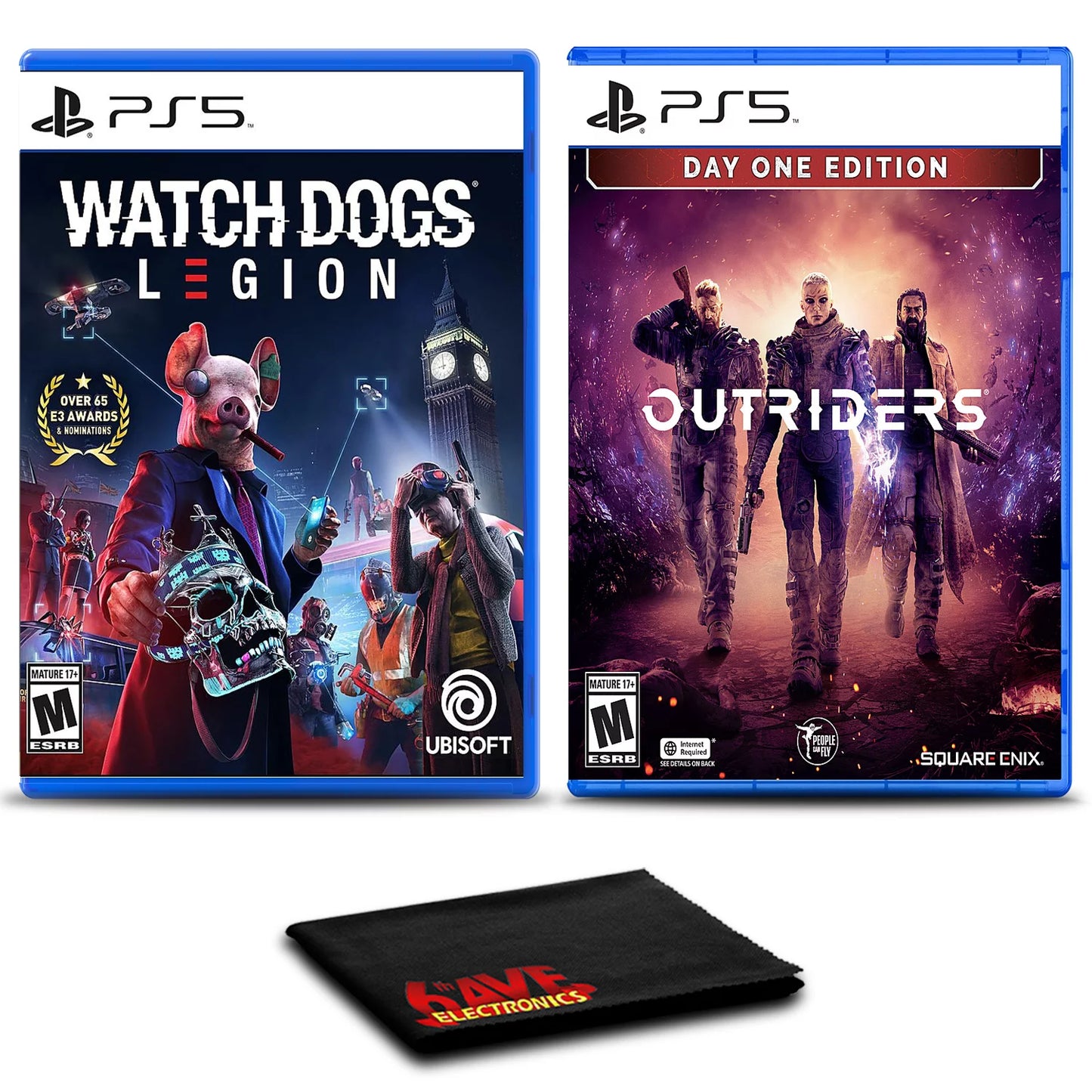 Watch dogs: legion and outriders day one edition - two games for ps5