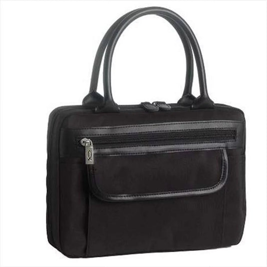 10424 bi cover microfiber handbag womensdake xxl black