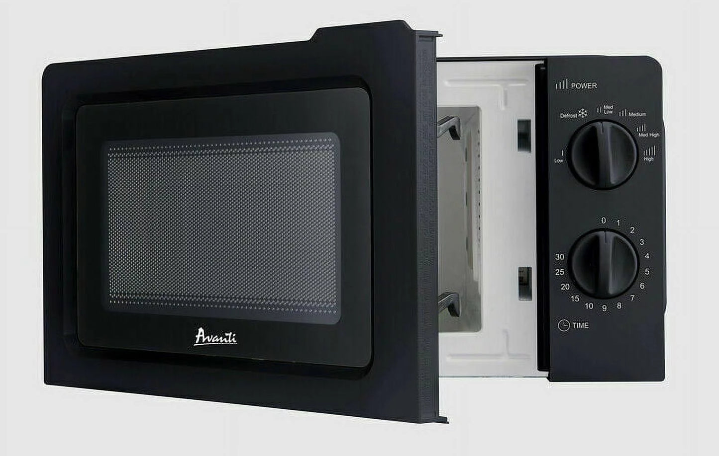 Avanti 700 watts 0.7 cu. ft. manual countertop microwave oven