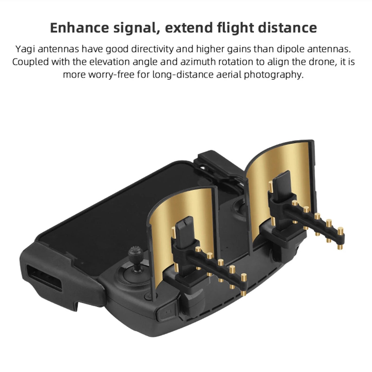 Yagi-uda antenna booster for dji mavic2/mini/air/pro drone signal range extender