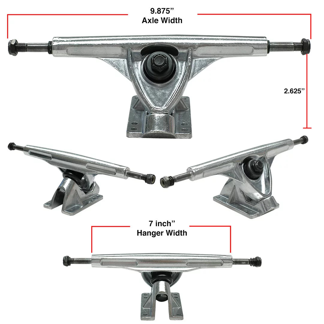 Yocaher drop down longboard complete cruiser 41.25" x 10" w/premium grip tape, aluminum alloy truck, 71mm longboard wheels, and abec -9 bearings - rte-66