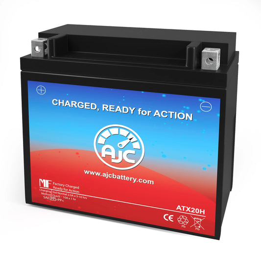 Ajc battery compatible with polaris virage tx 1200cc personal watercraft replacement battery (2000-2001)