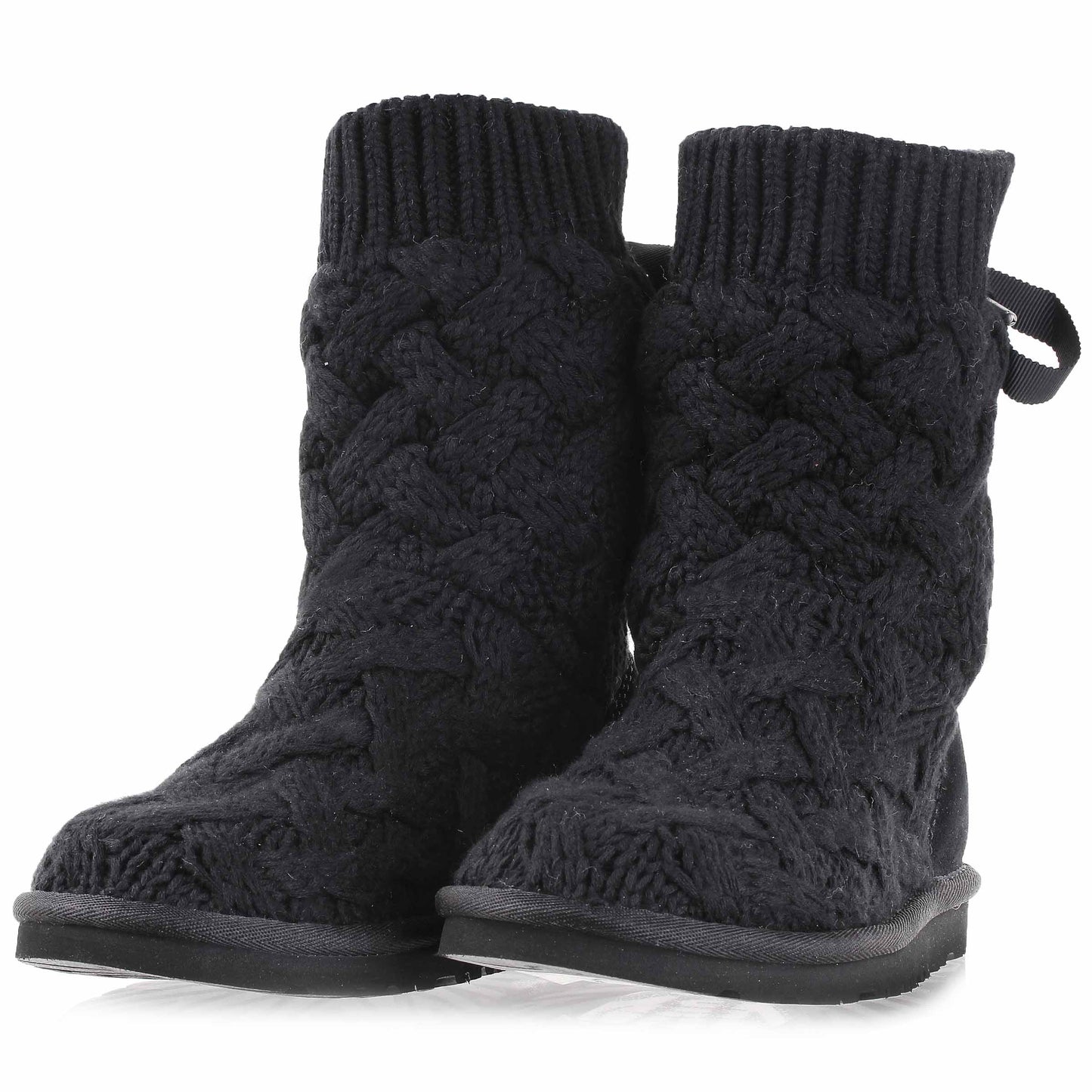 Ugg australia womens isla knit boots black 6