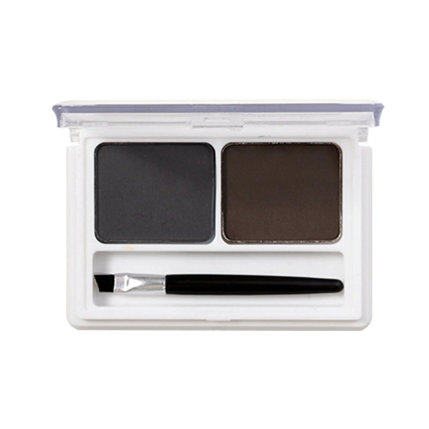 2 colors eyebrow powder palette professional makeup eye brow tint with brush set