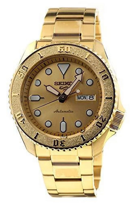 Seiko srpe74 seiko 5 sports men's watch gold-tone 42.5mm stainless steel