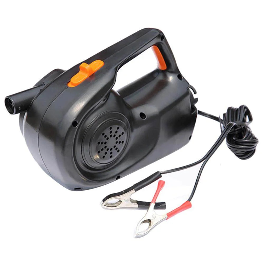 Walmeck electric inflator,pump boat pool auto portable blower pool air cushions 12v 100w car cushions ball auto ball auto portable air pump air cushions ball boat pool air pump inflatable air qisuo