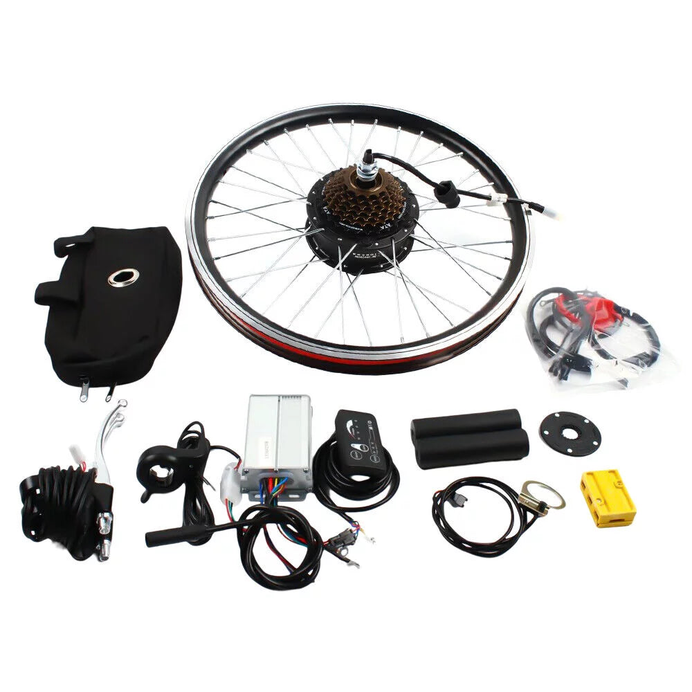 36v 250w 20" rear wheel electric bicycle motor kit e-bike cycling hub conversion