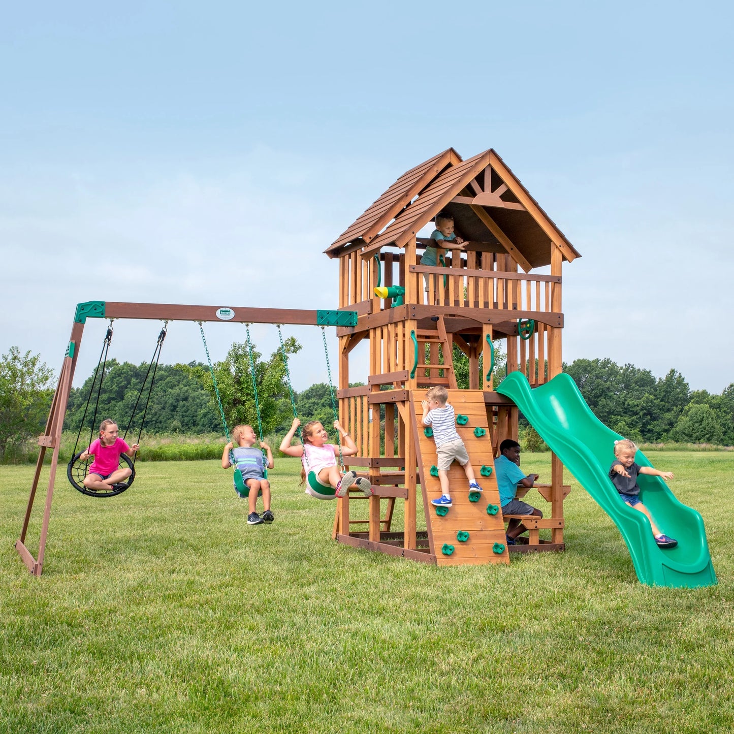 Backyard discovery highlander swing set