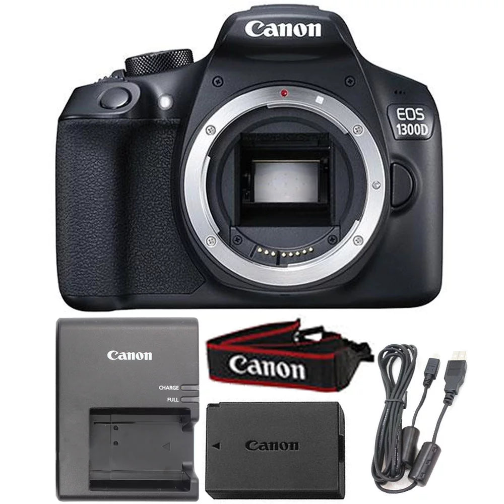 Canon eos 1300d/t6 18mp dslr camera + 18-55mm lens + 16gb accessory kit