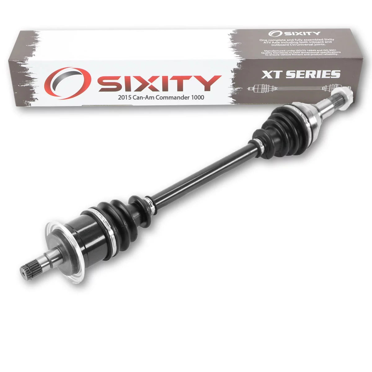 Sixity xt front left axle compatible with can-am commander 1000 2015 - max 1000 dps xt 4x4