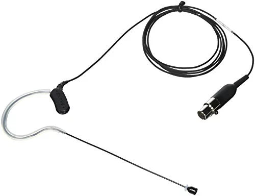 Shure mx153b/o-tqg omnidirectional earset headworn microphone, black