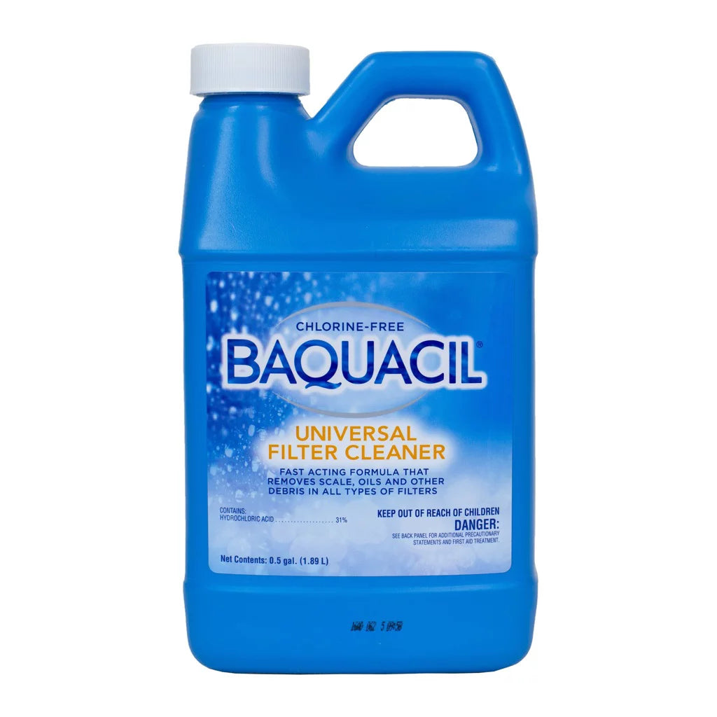 Baquacil universal filter cleaner for pool filters - 1/2 gallon