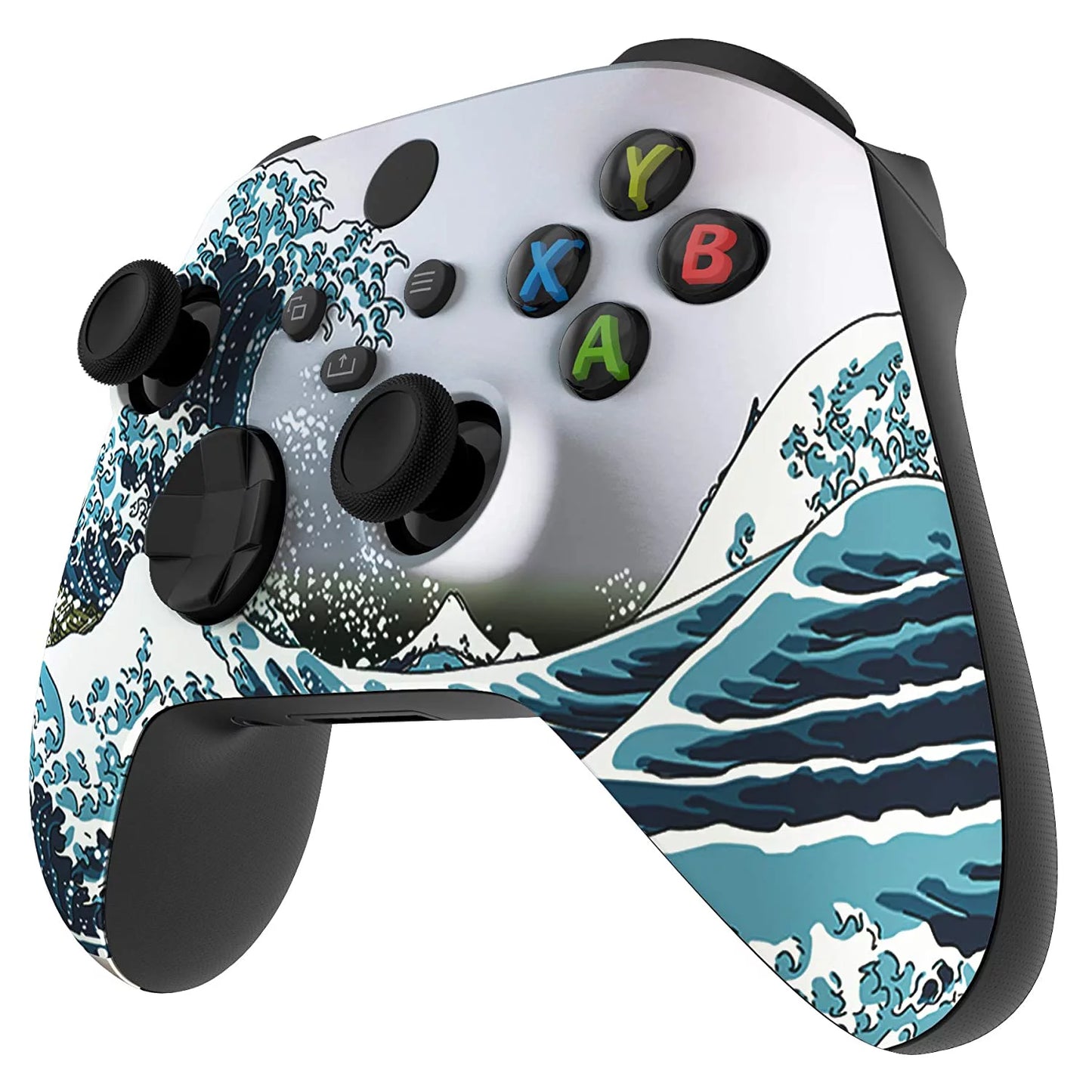 Xbox series / one custom modded rapid fire controller - drop shot, jump shot, quick scope compatible w/ all games (waves)