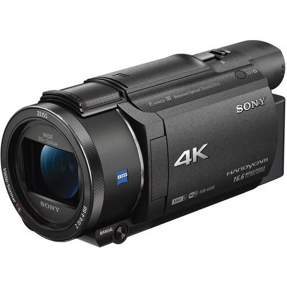 Sony fdr-ax53 4k ultra hd handycam camcorder. - professional bundle