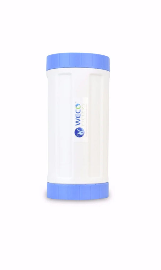 Weco gac-calc-1045 gac/calcium carbonate 4 ½ " x 10" filter cartridge for chlorine/organics/neutralization