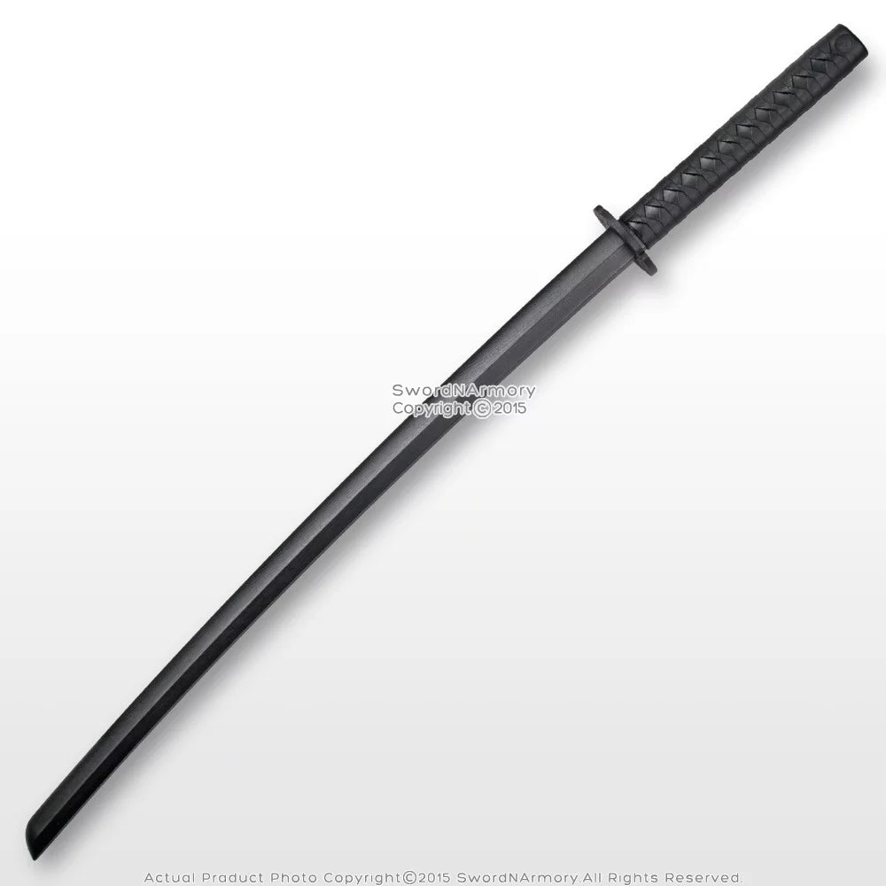 39" black polypropylene kendo practice tool training samurai katana sword