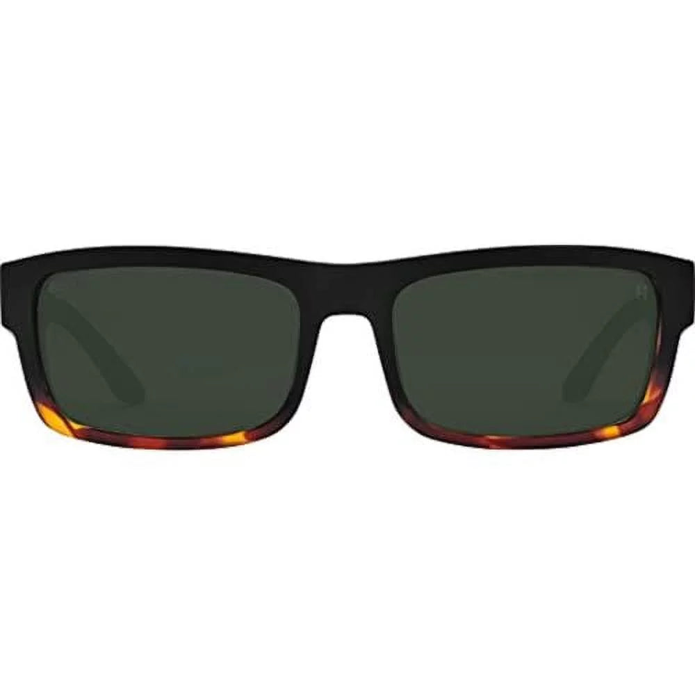 Spy men sunglasses discord lite matte black tortoise fade gray green polarized