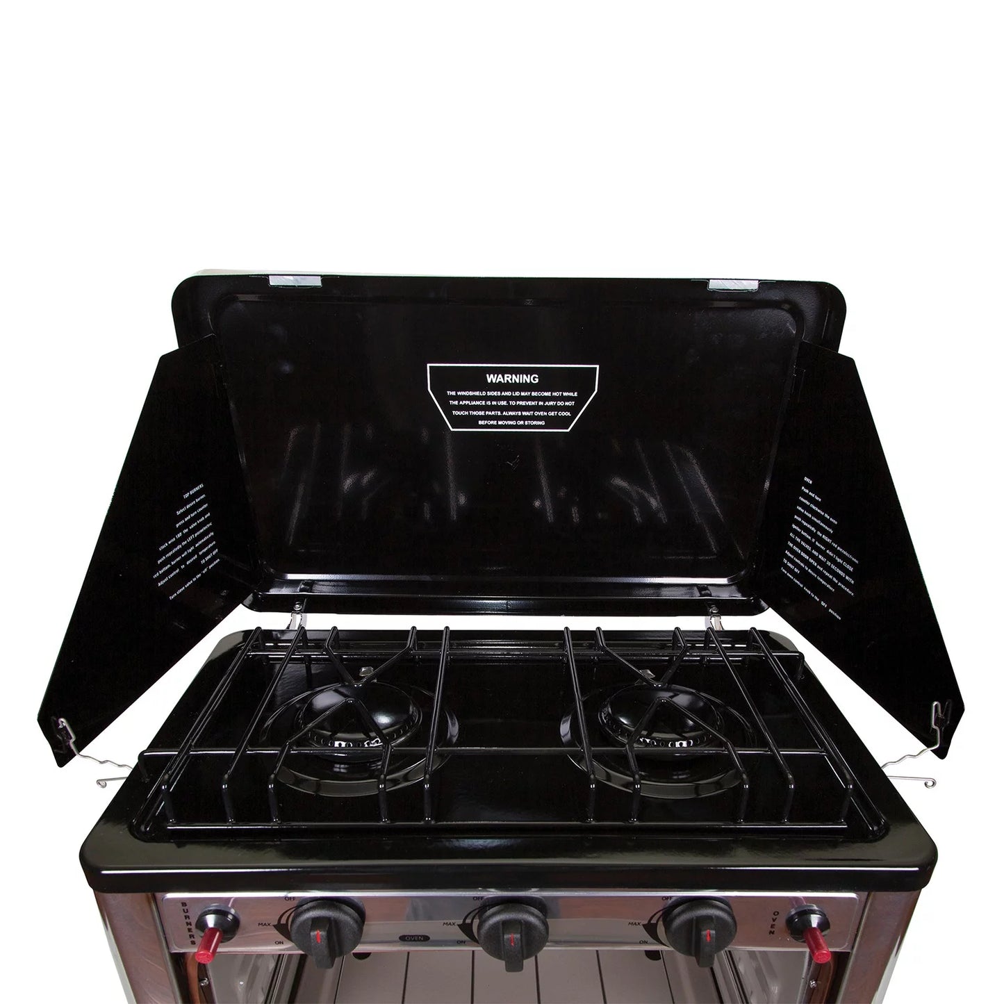 Stansport propane outdoor camp oven and 2 burner range